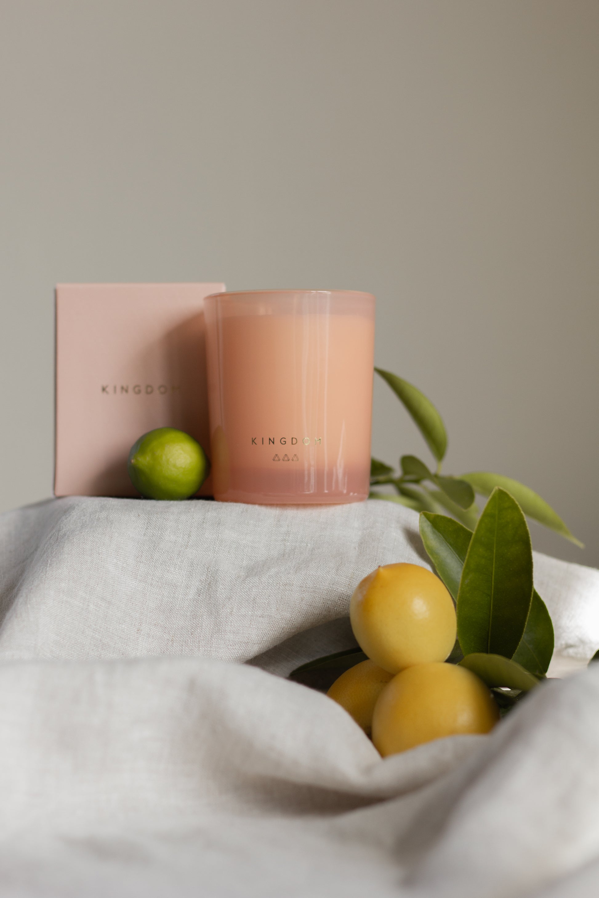 Kingdom Lemongrass & Lime Mini Series Soy Candle 120g