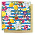 Mediterranean Summer Pattern Card by La La Land