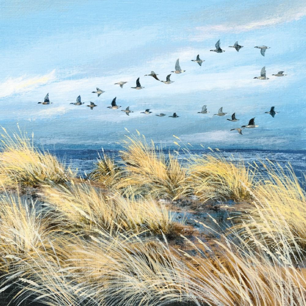 Wild Geese & Grasses Card by Museums & Galleries