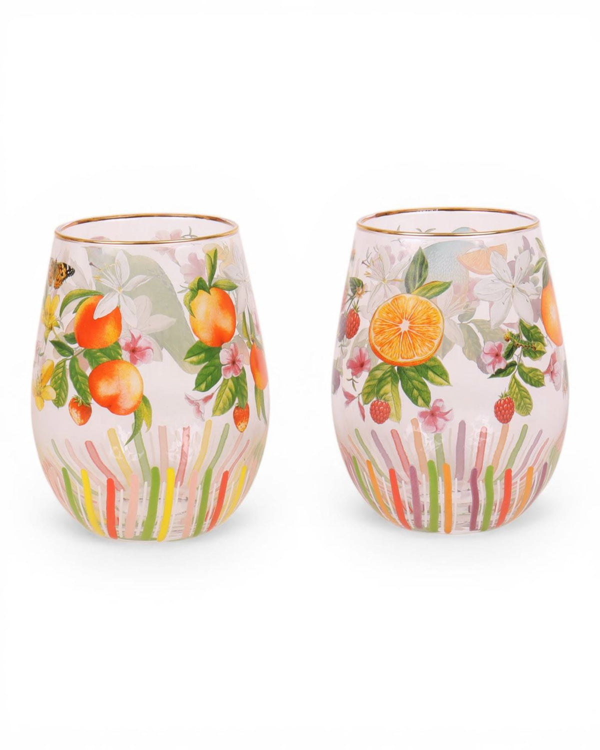 Bountiful Harvest Glass Tumblers - Set of 2 - gallery view 2