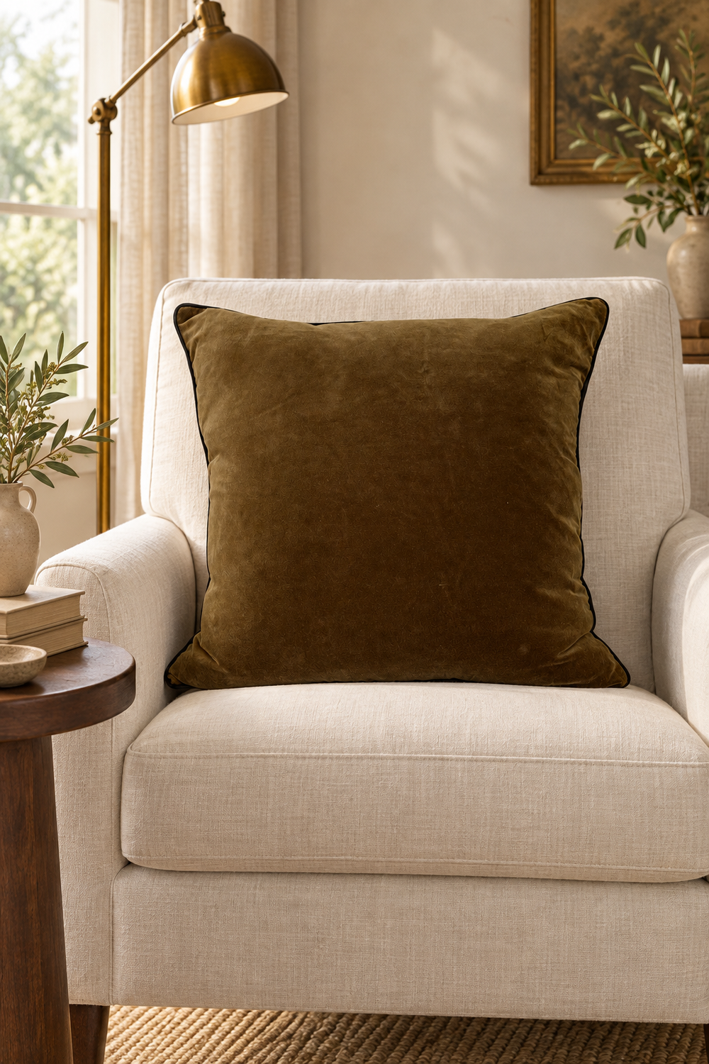 Luggate Velvet Cushion