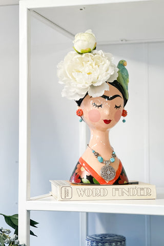 Barcelona Woman and Bird Vase