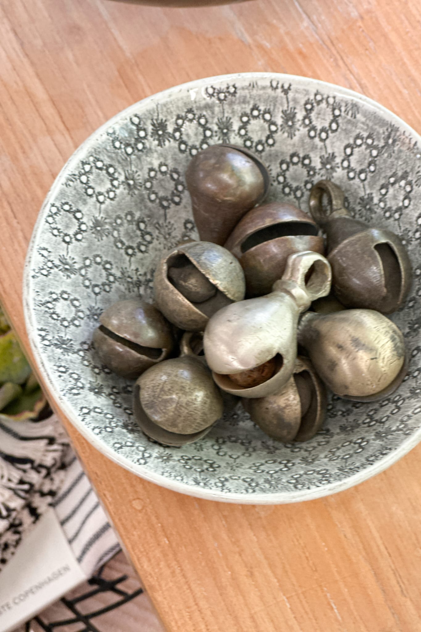 Vintage Brass Hindi Bells - Magpie Style