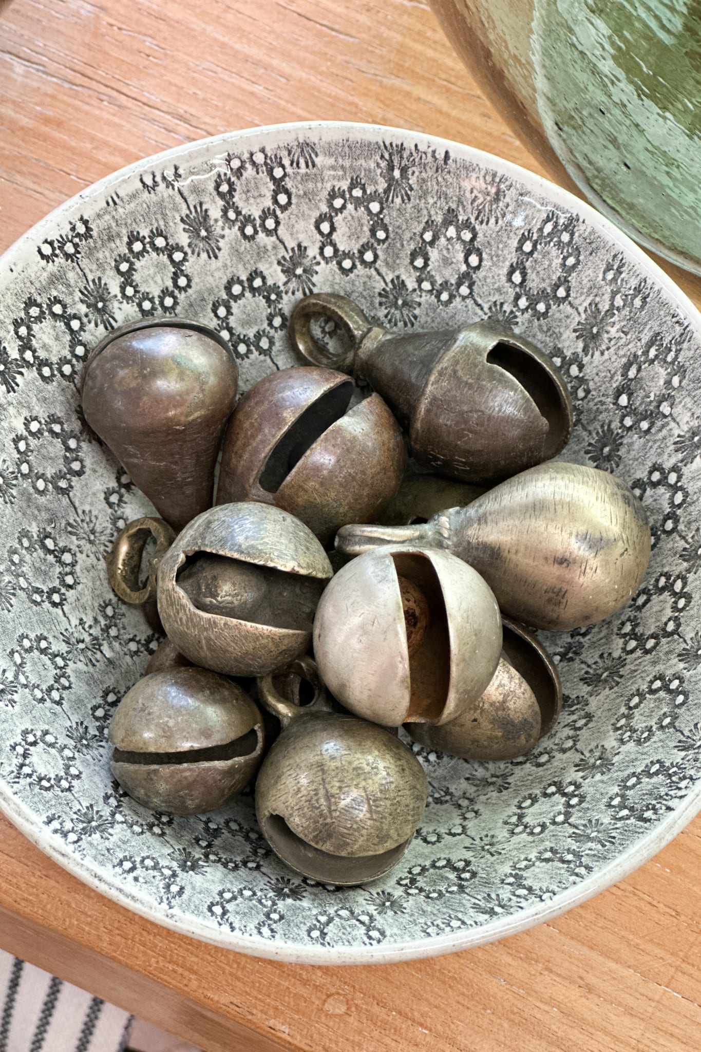 Vintage Brass Hindi Bells - Magpie Style