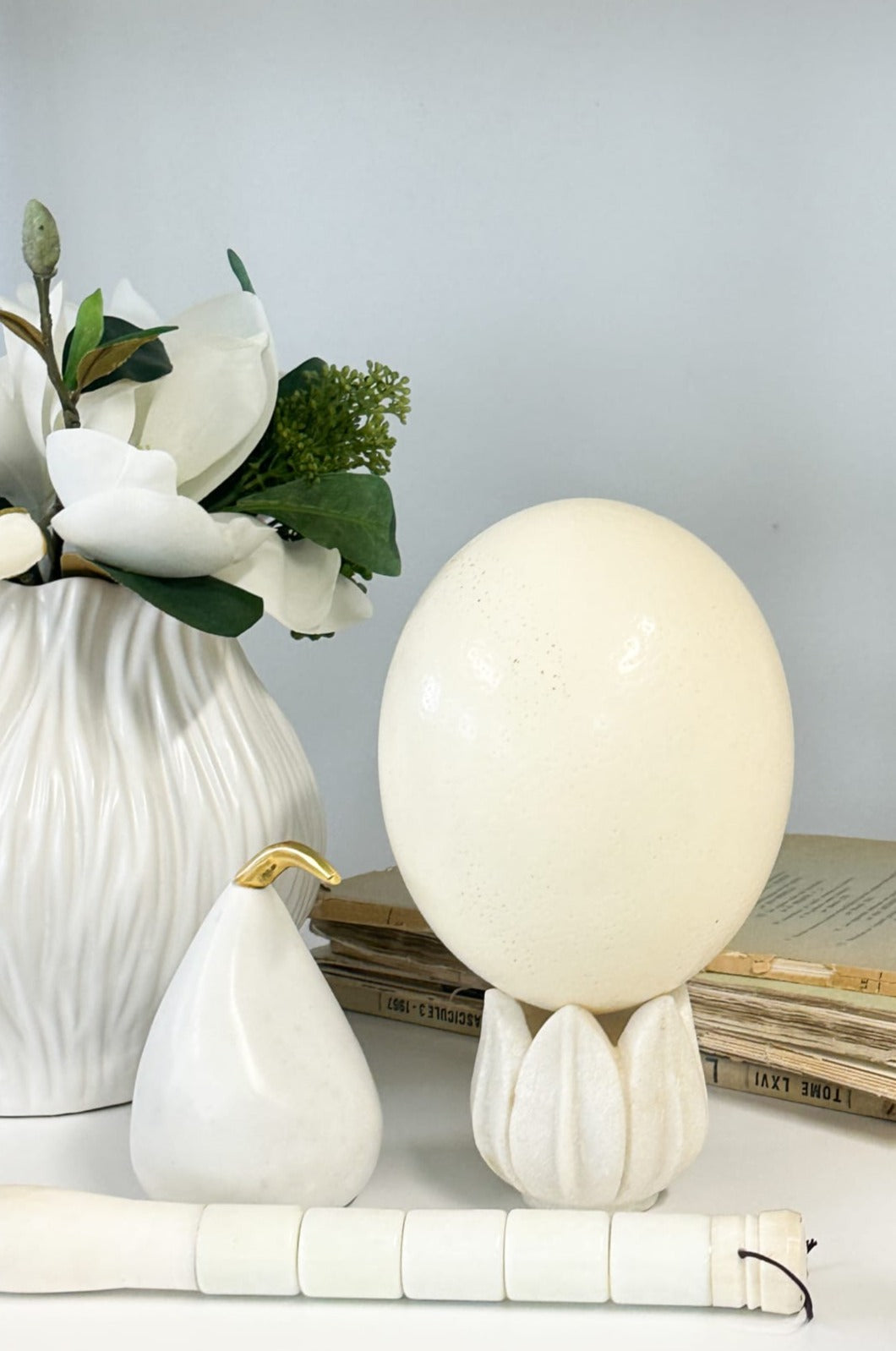 Ostrich Egg Large - Magpie Style