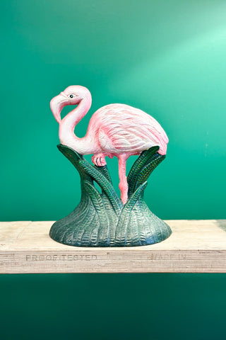 Cast Iron Flamingo Doorstop