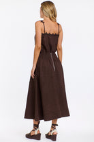 365 DAYS Marion Linen Skirt - Chocolate, supplier photo 7