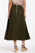 365 DAYS Marion Linen Skirt - Khaki, supplier photo 3