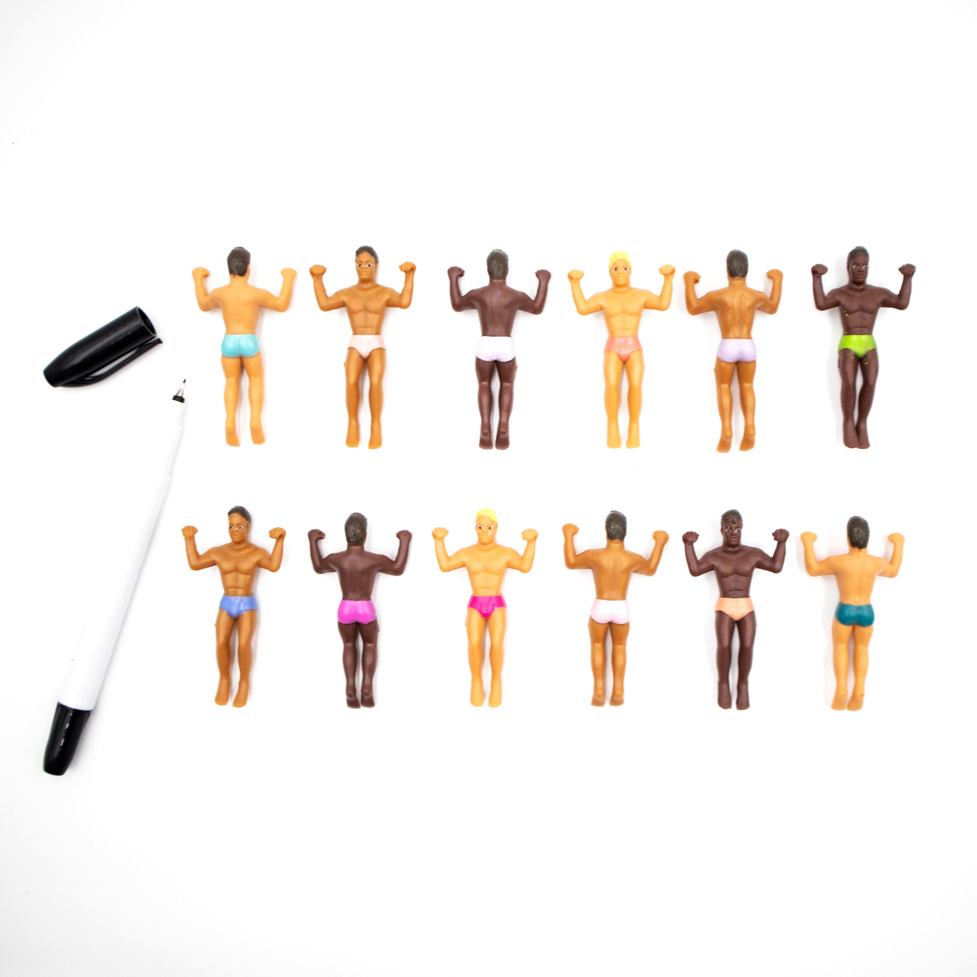 Hunky Buddies Party Pack Drink Markers - Set of 12 - 6