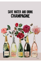 Card - Save Water Drink Champagne - Nuovo APH37 hero