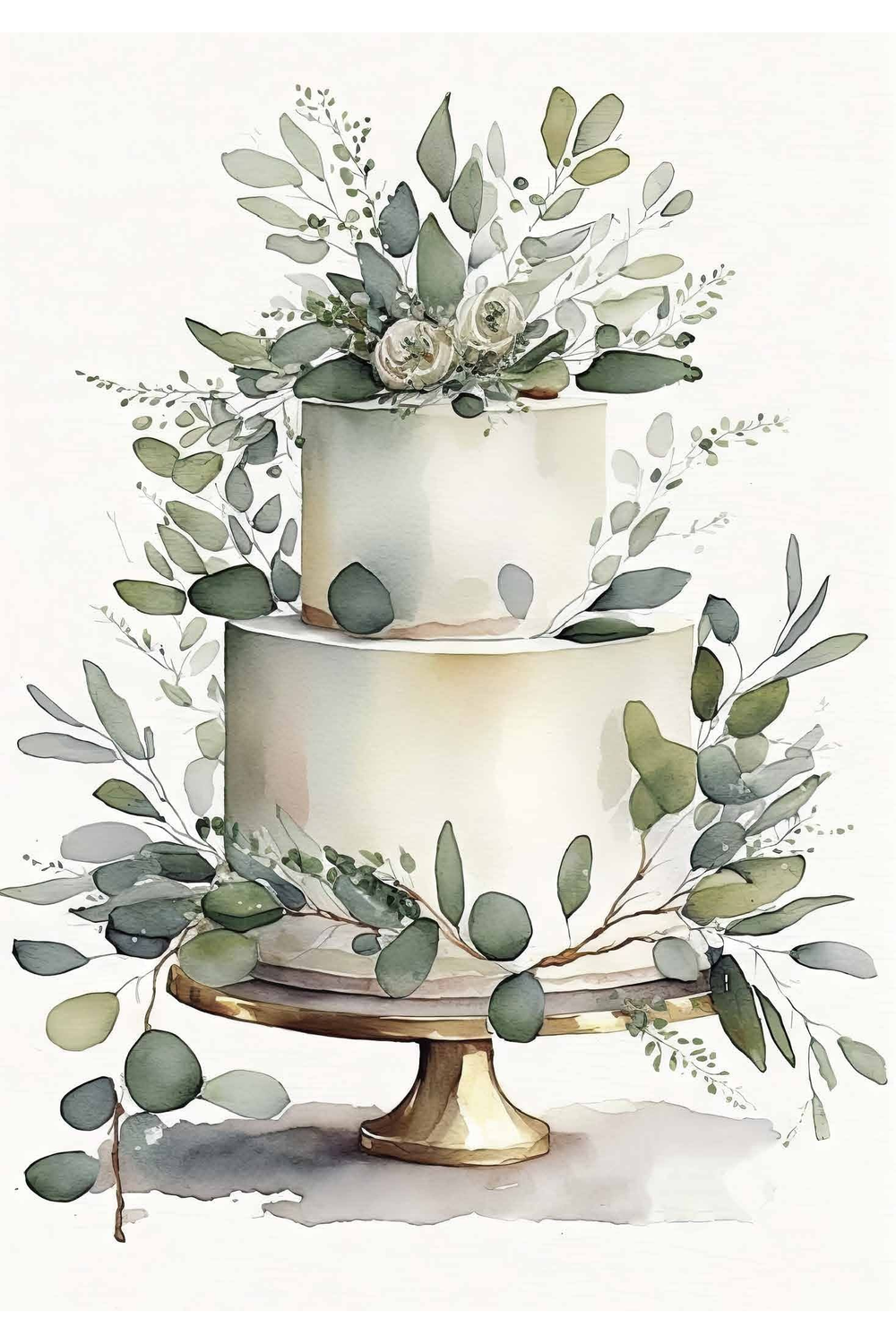 Card - Floral Cake