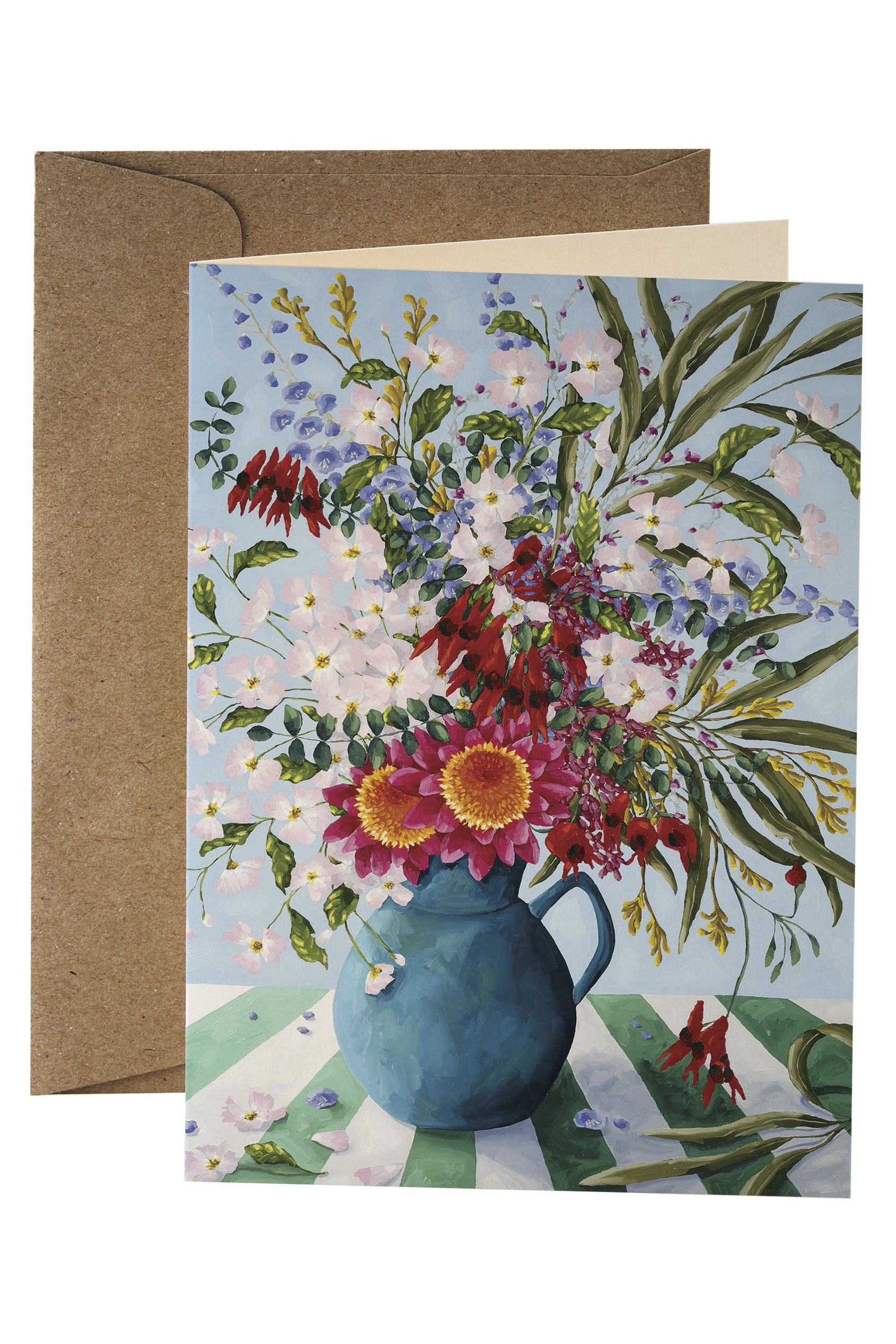Card - Flowers and Ceramics