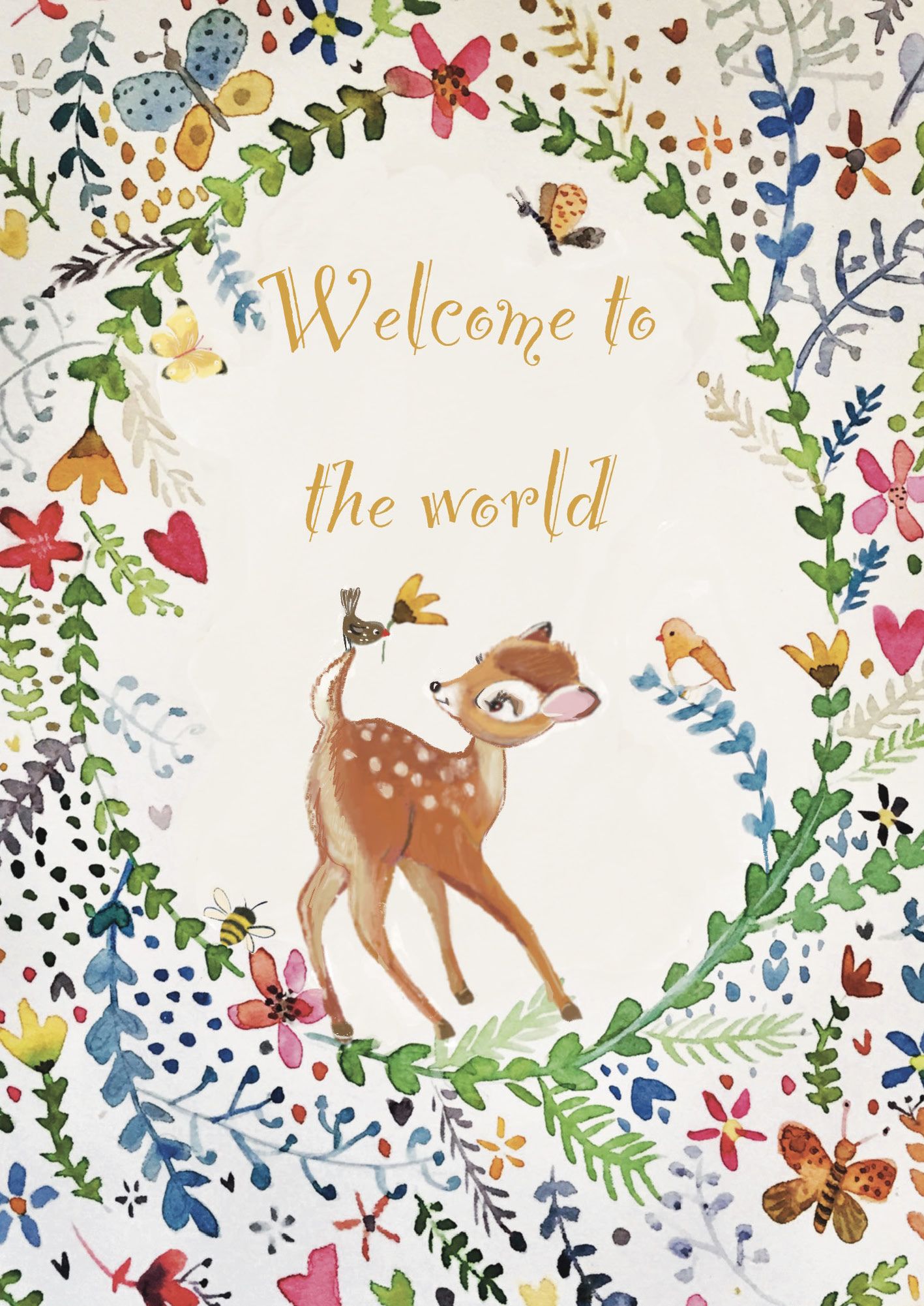 Card - Welcome to the World - original view