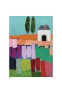 Card - Patchwork Cottage - complete artwork