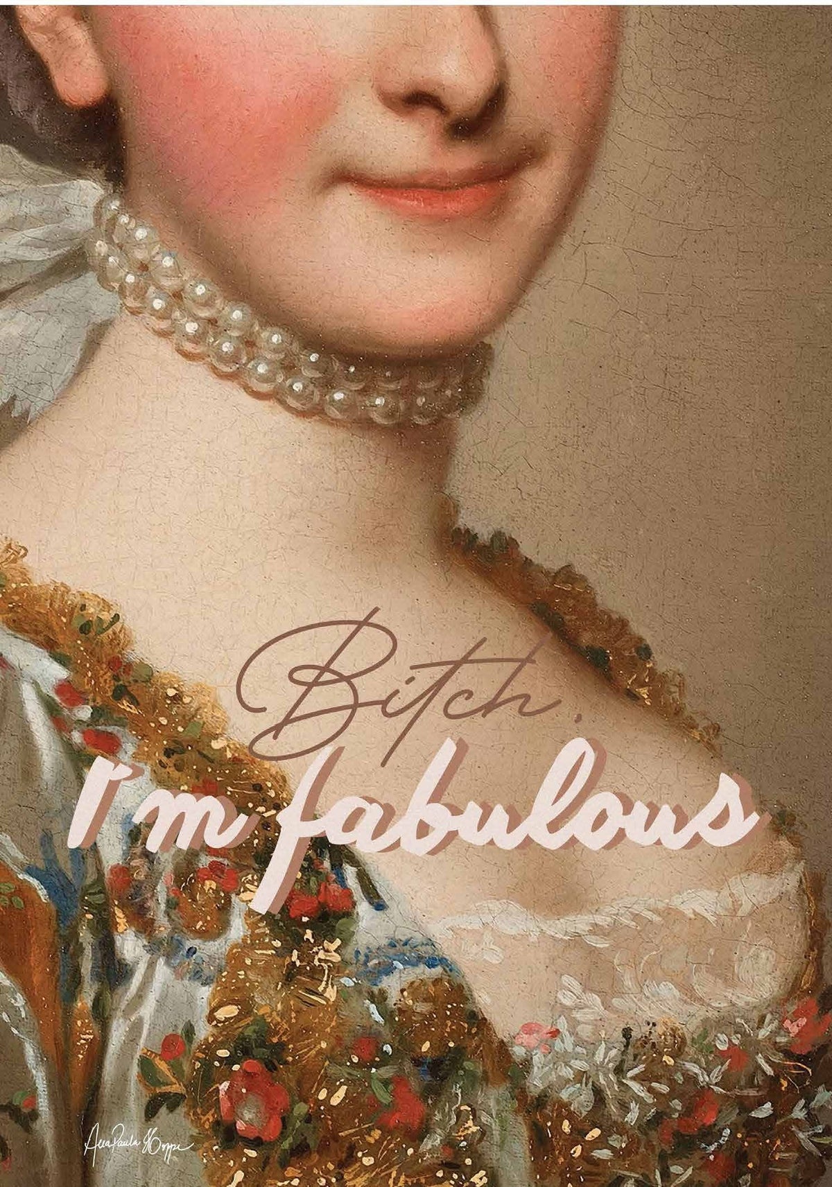 Card - I'm Fabulous - original artwork