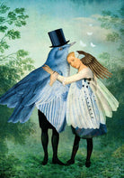 Card - Classy Bluebird - original artwork