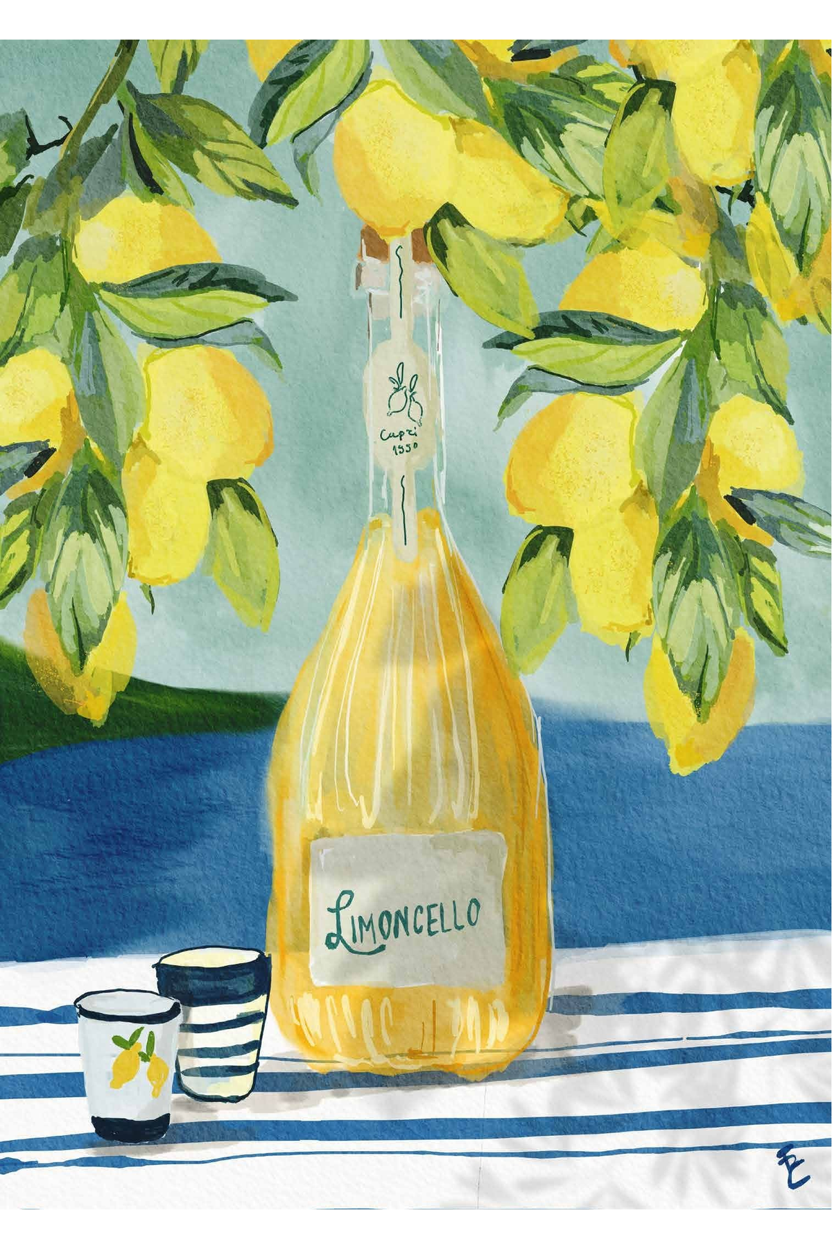 Card - Limoncello Time - complete artwork