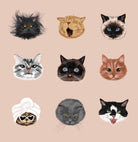 Card - Group of Cats - original artwork