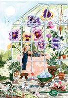 Card - Greenhouse Garden - original artwork