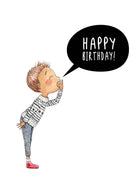 Card - Yelling Birthday - original artwork