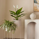 Arch Wood Console Table - White Wash - 5