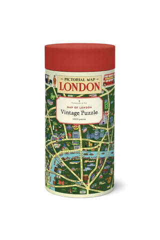 Cavallini & Co - Map Of London 1000 Piece Vintage Puzzle