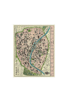 Cavallini & Co - Map Of Paris 1000 Piece Vintage Puzzle - Magpie Style