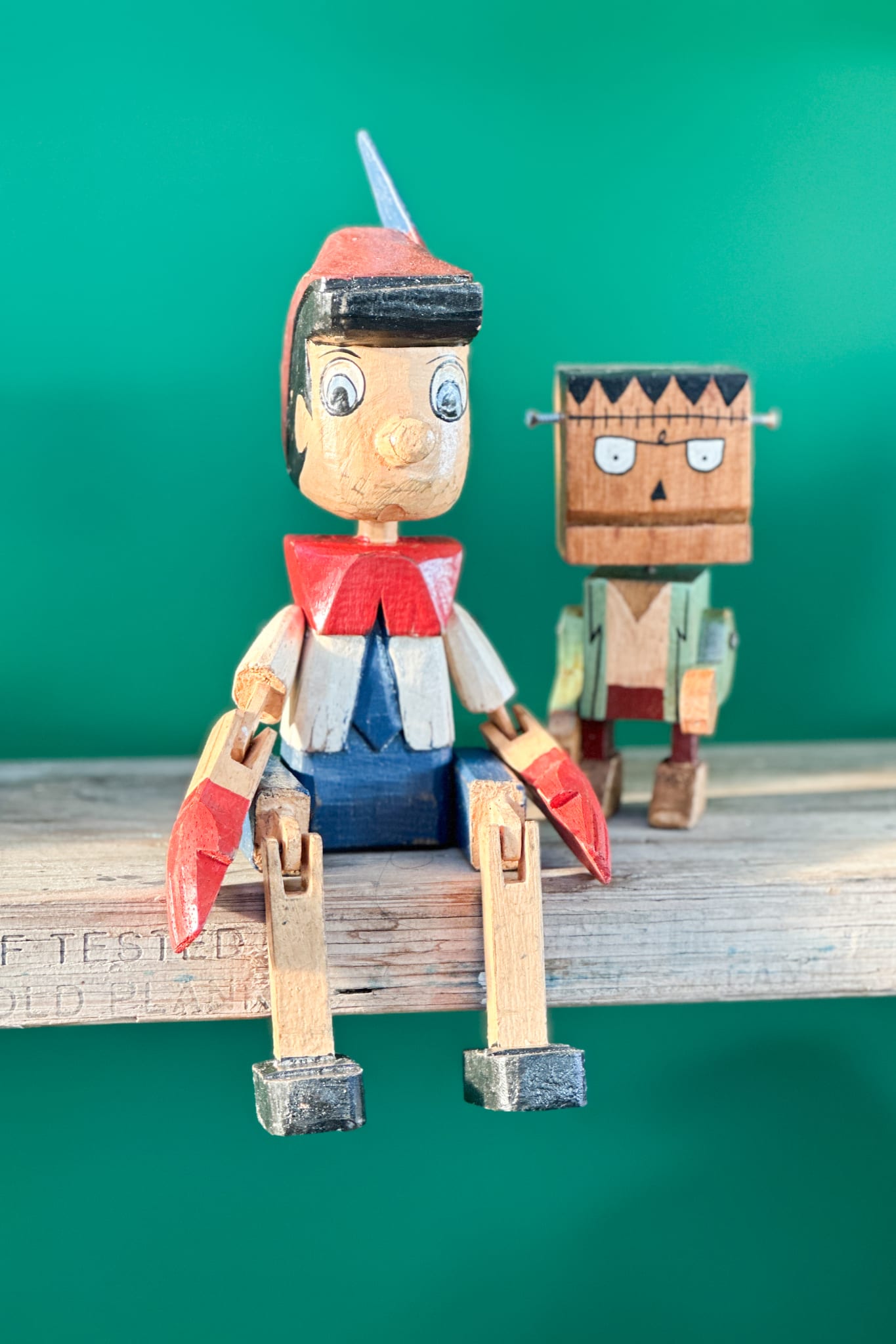 Wooden Vintage Pinocchio - Magpie Style