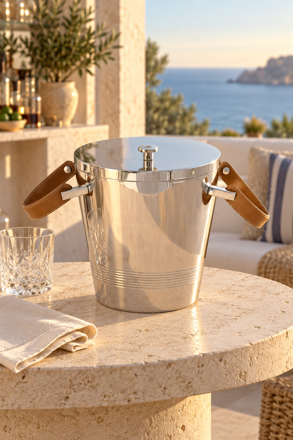 Regent Ice Vault styled for coastal entertaining
