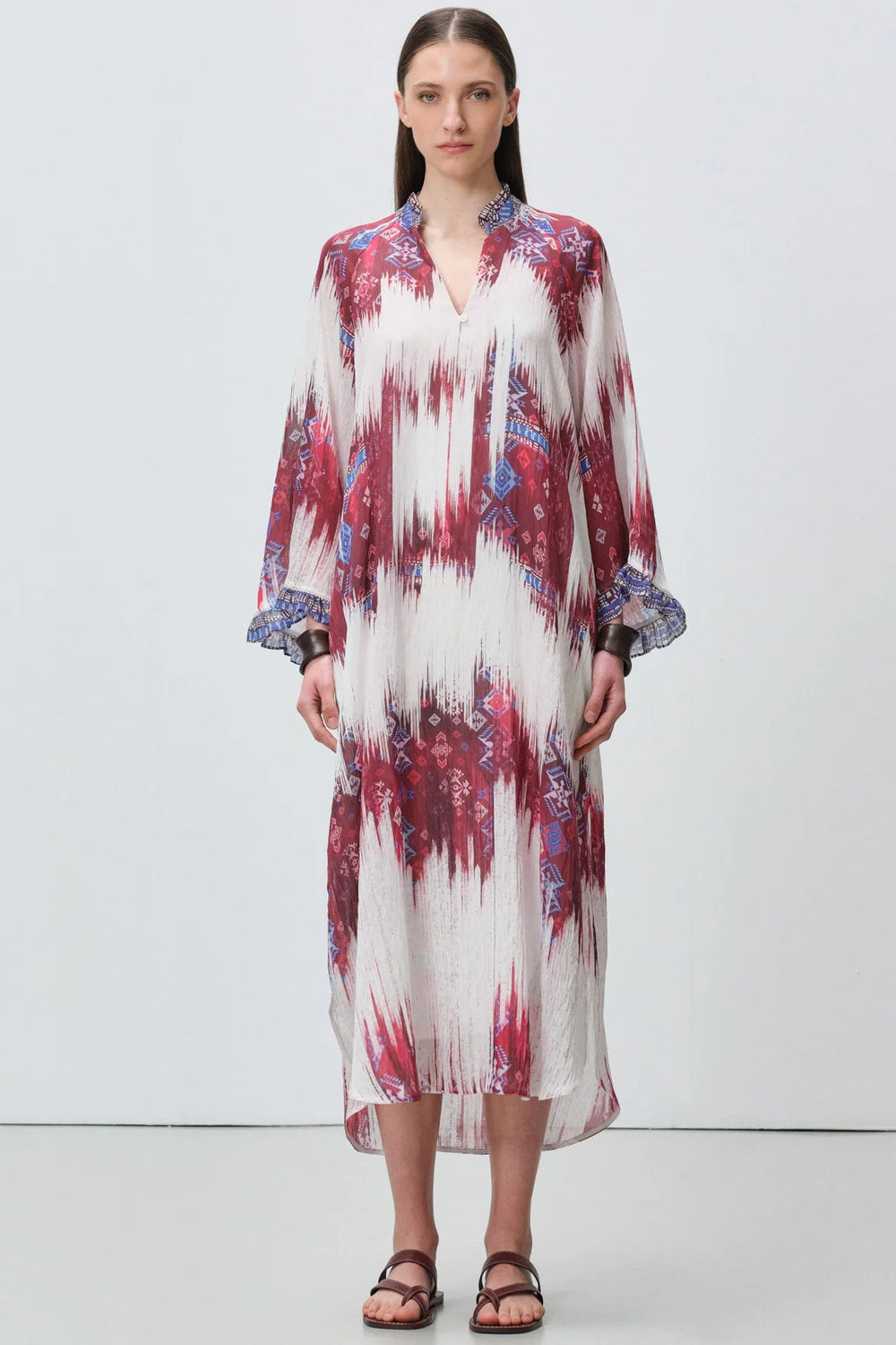 DEVOTION TWINS Lined Print Dress