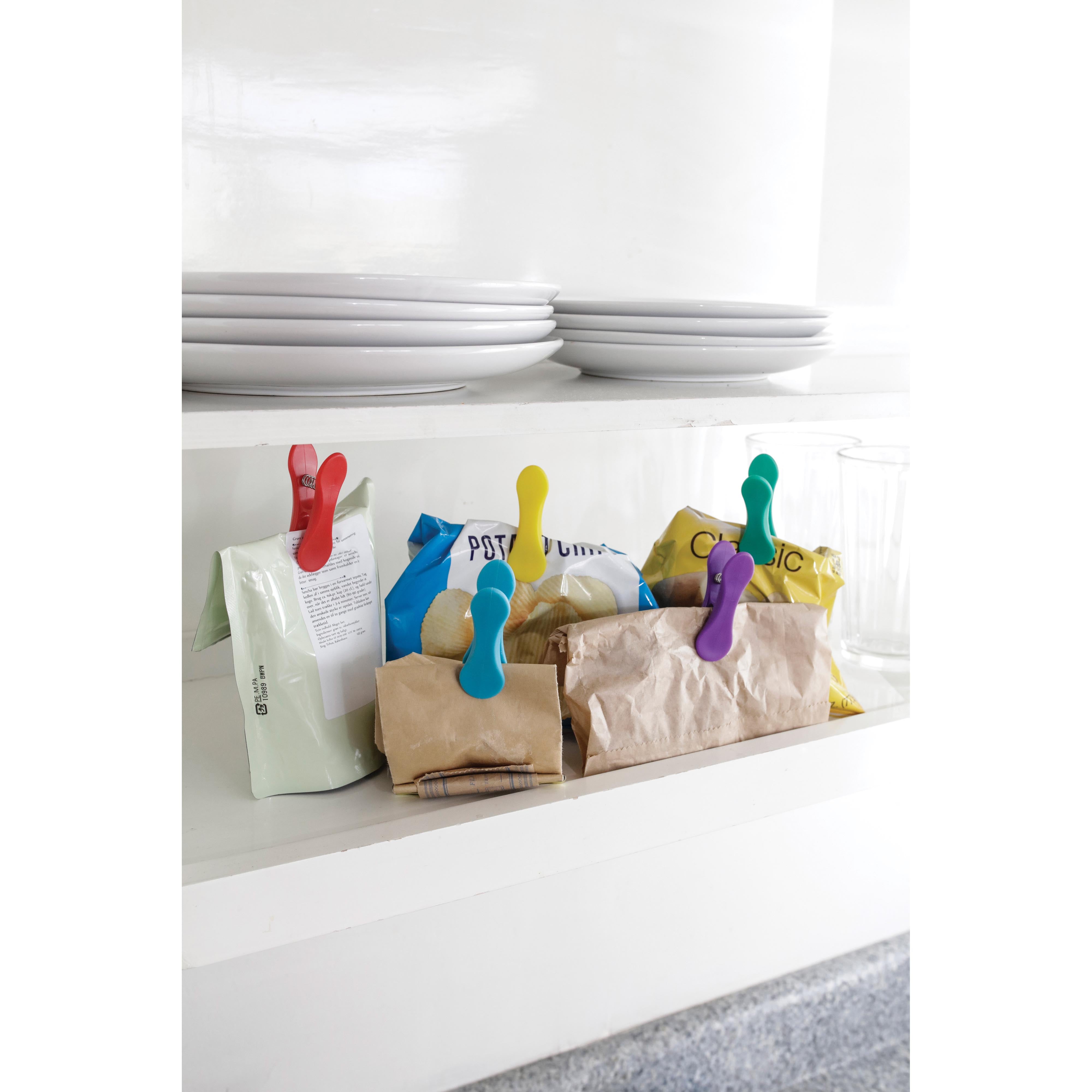Rainbow Bag Clips - Set of 8 - 2