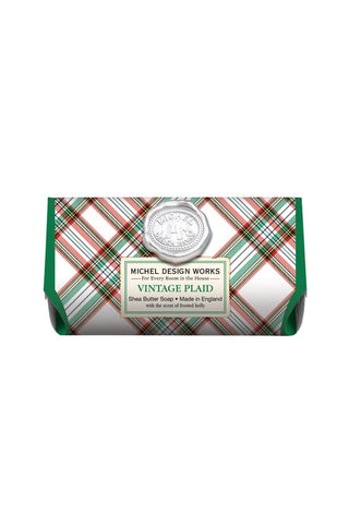 MICHEL DESIGN WORKS Large Soap Bar - Vintage Plaid