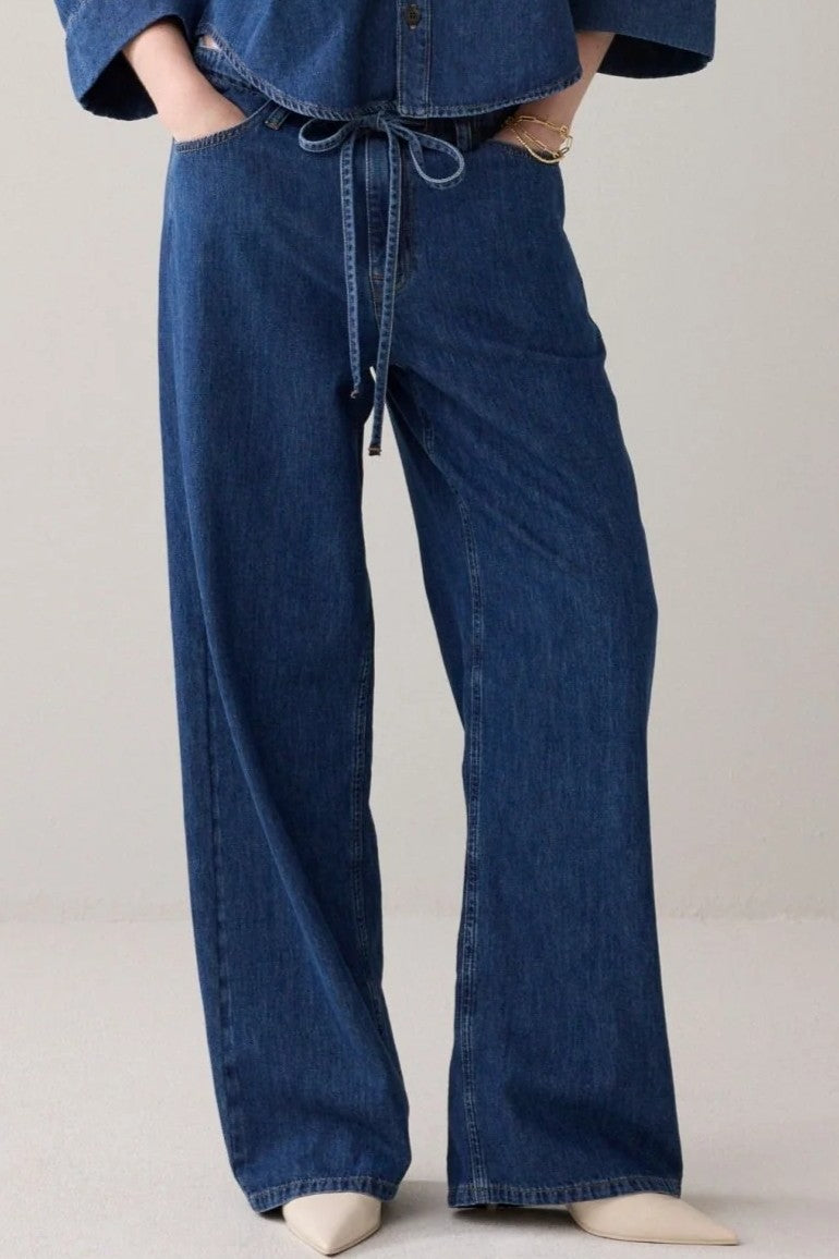 SUMMUM Loose Fit Denim Pants