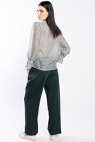 LOUGHLIN Willow Blouse - Green Stripe - Magpie Style