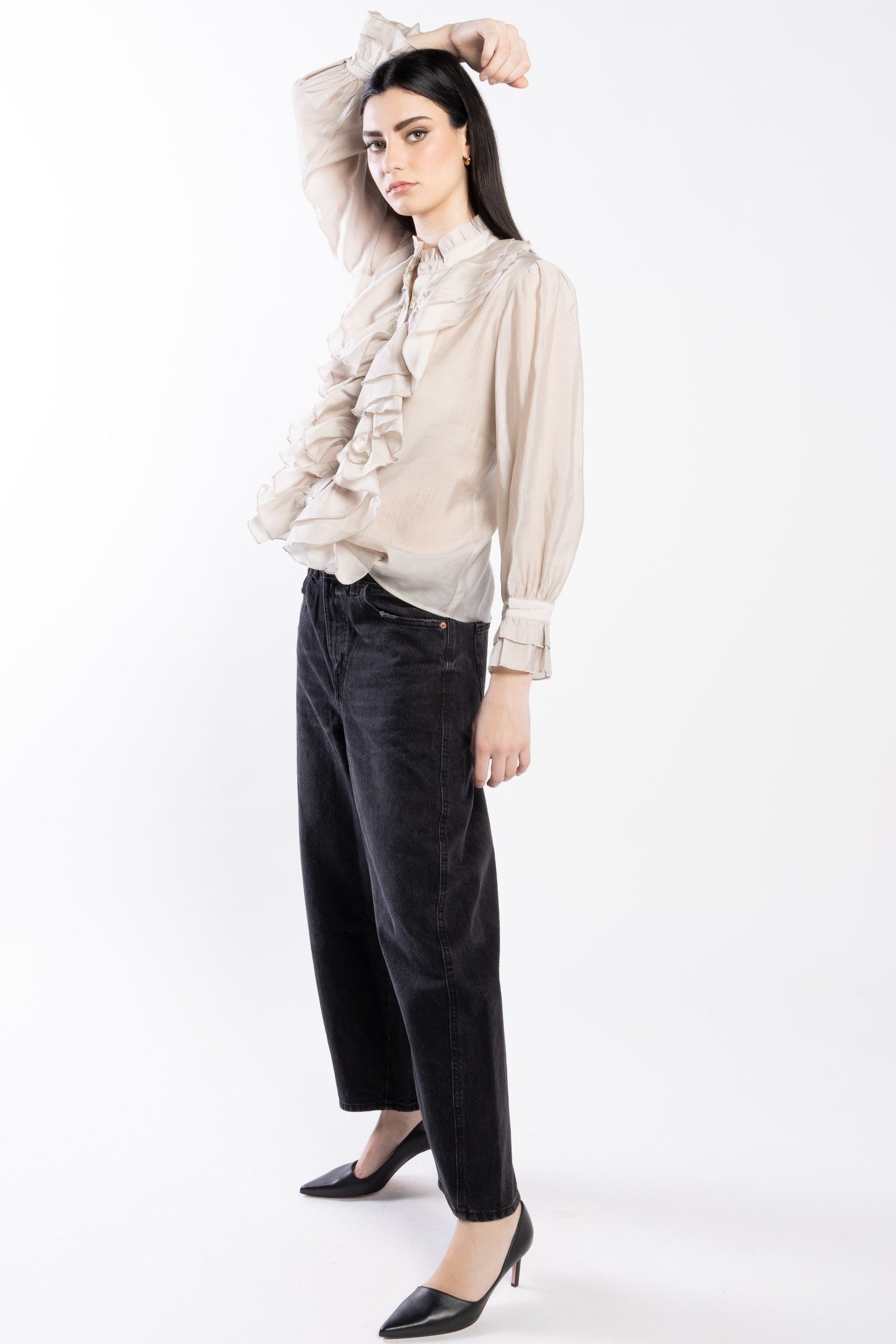 LOUGHLIN Willow Blouse - Tan - Magpie Style