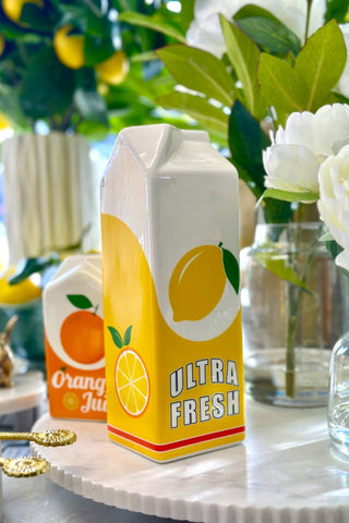 Ceramic Lemon Carton