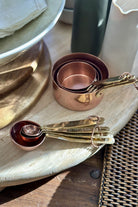 Copper Plated Measuring Spoons set of 4 - Magpie Style