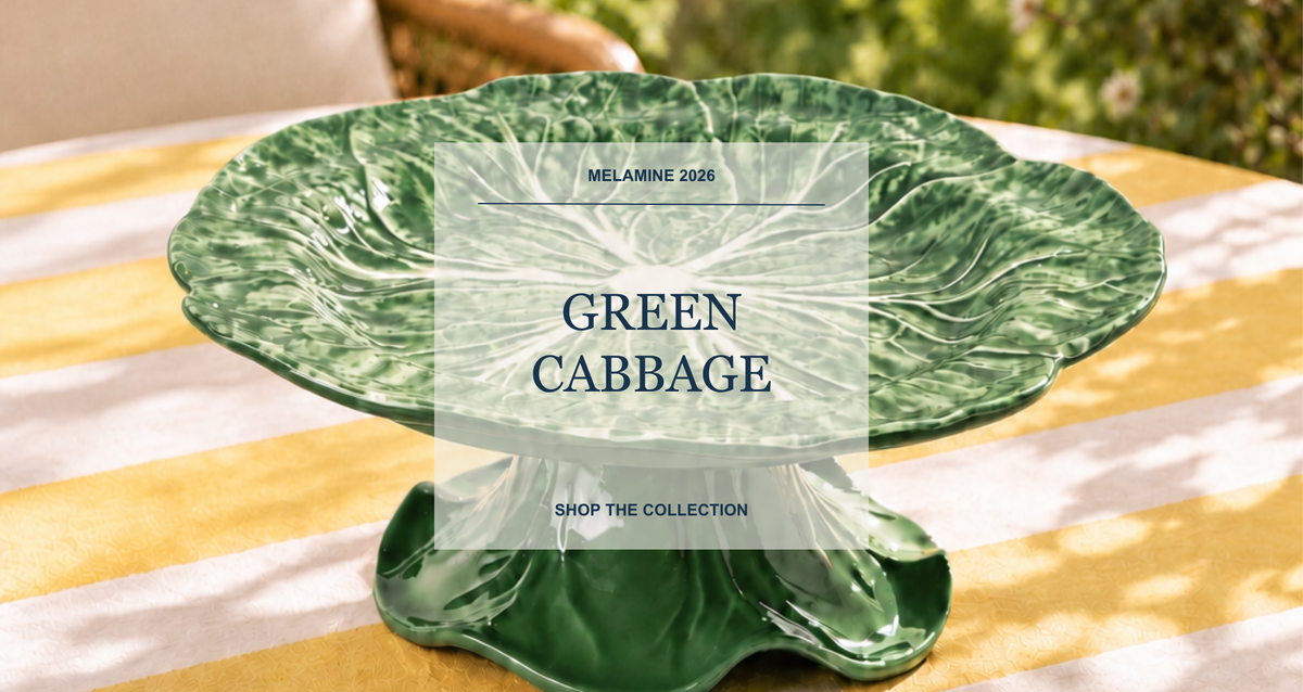 Green Cabbage melamine collection. Shop Melamine.