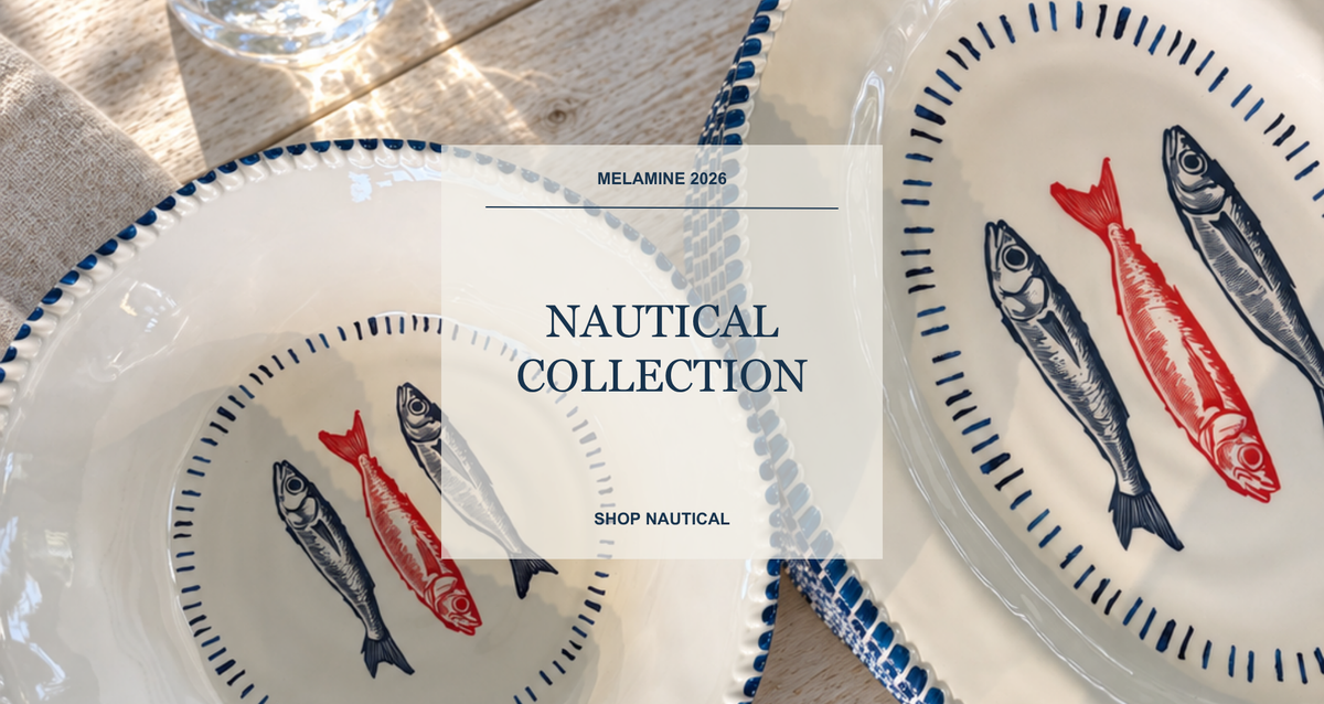 Nautical melamine collection. Shop Melamine.