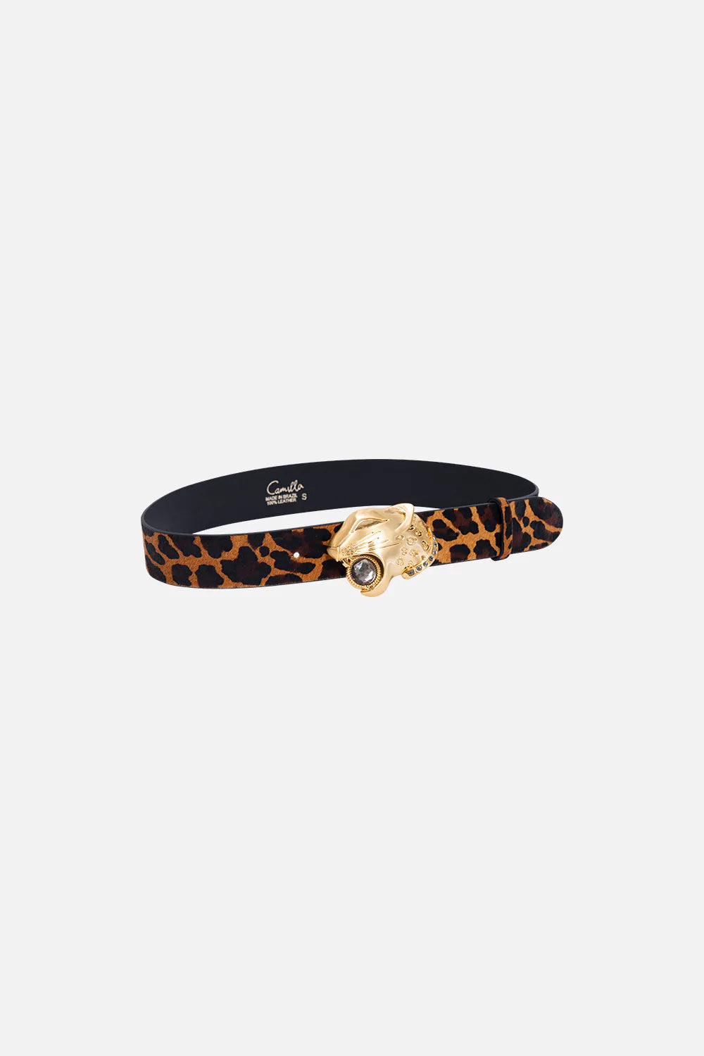 CAMILLA Leopard Head Buckle Belt - What's New Pussycat - CAMILLA - [product type] - Magpie Style