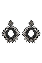 DEEPA GURNANI Chantel Earrings - Black - Magpie Style
