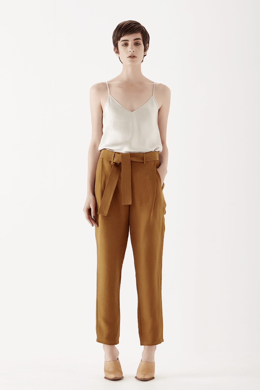 SHJARK Corsica Cami - Stone - Magpie Style