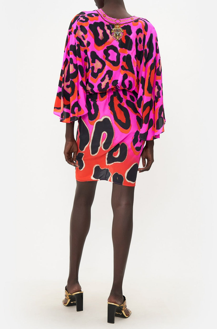 CAMILLA Draped Front Wrap Dress - Always Change Your Spots - CAMILLA - [product type] - Magpie Style