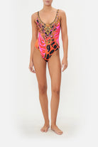 CAMILLA Scoop One Piece with Trim - Always Change Your Spots - CAMILLA - [product type] - Magpie Style