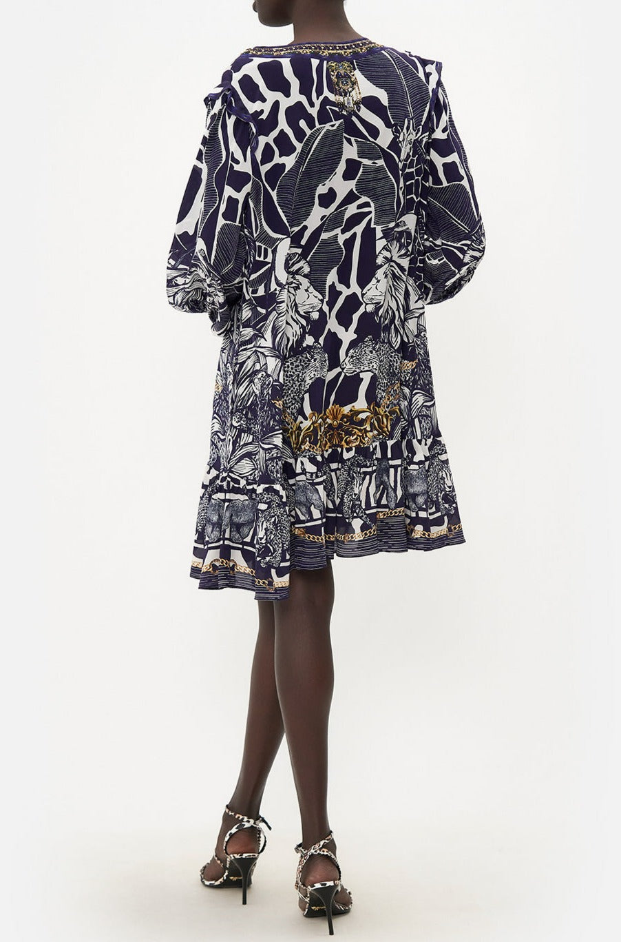 CAMILLA Ruffle Lace Up Dress - Where's Your Head At - CAMILLA - [product type] - Magpie Style