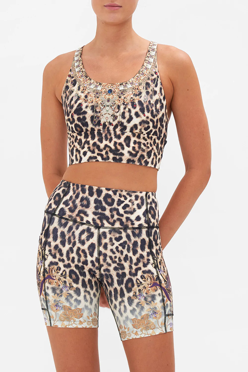 CAMILLA Banded Racer Back Crop - Nomadic Nymph - CAMILLA - [product type] - Magpie Style