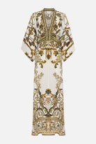 CAMILLA Waist Tie Long Kaftan - Road To Richesse PRE ORDER - CAMILLA - [product type] - Magpie Style