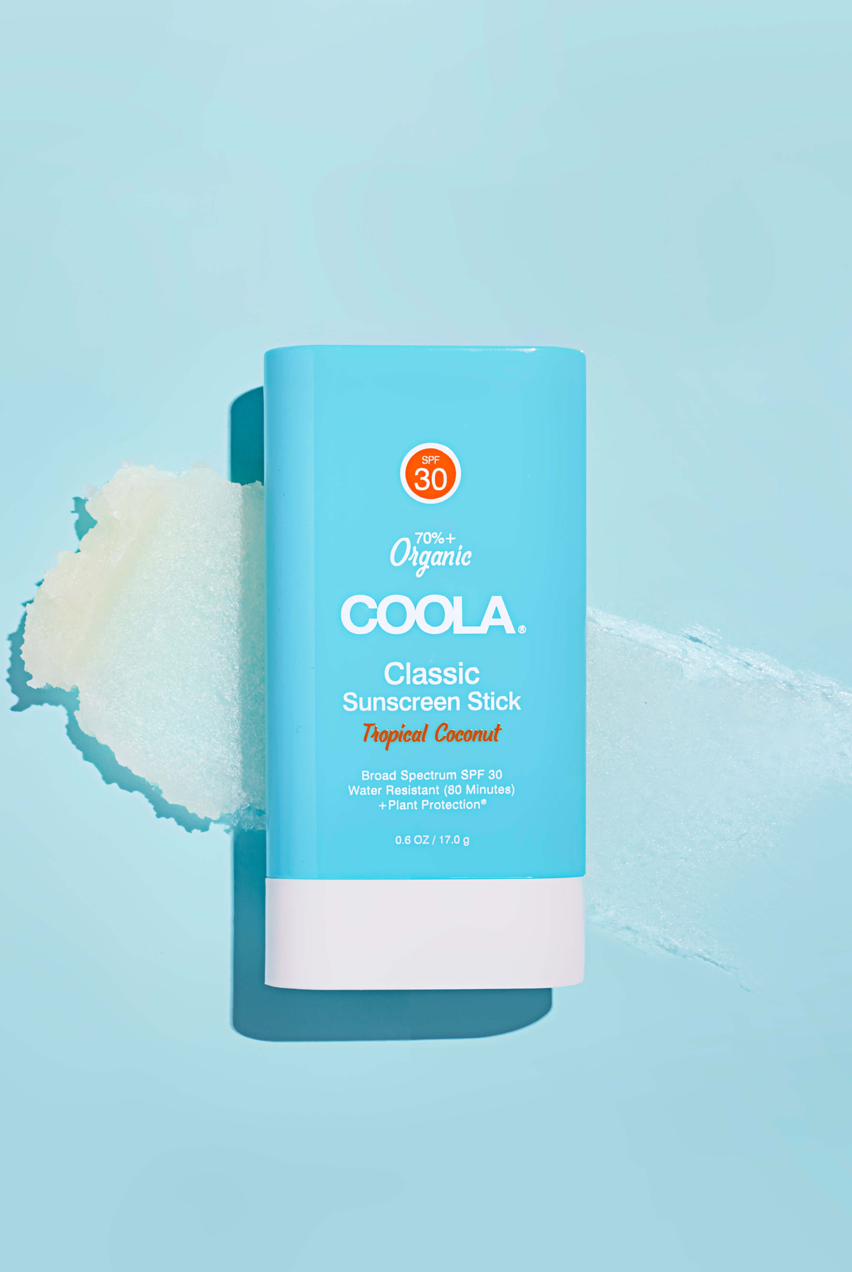 COOLA - Classic Organic Sunscreen Stick SPF 30 - Tropical Coconut - Paula Ryan
