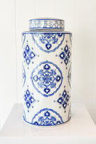 MAGPIE HOME Delft Tall Ginger Jar - Magpie Home - [product type] - Magpie Style