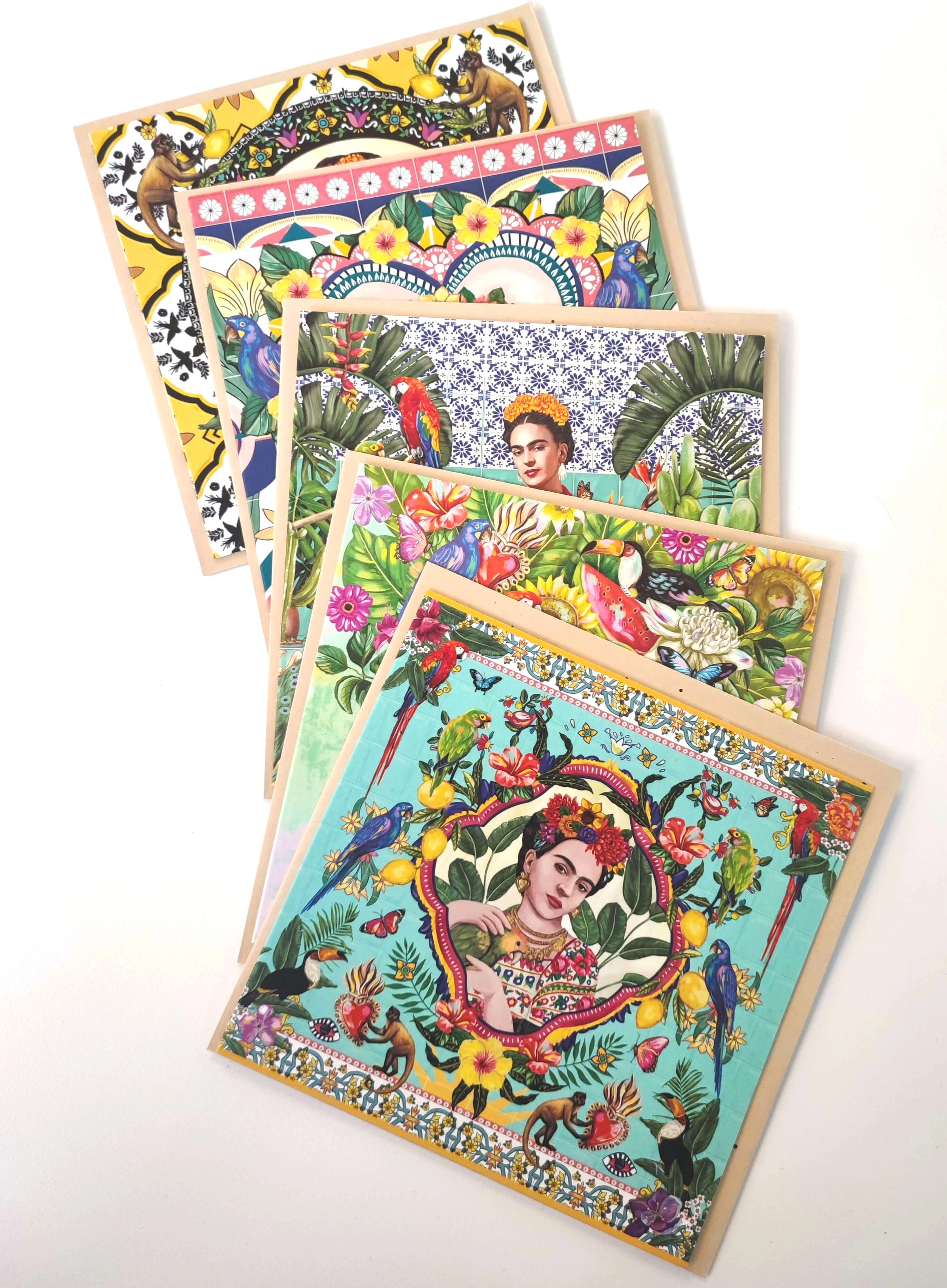 La La Land - Frida Kahlo Gift Cards (Set of 5) - LA LA Land - [product type] - Magpie Style